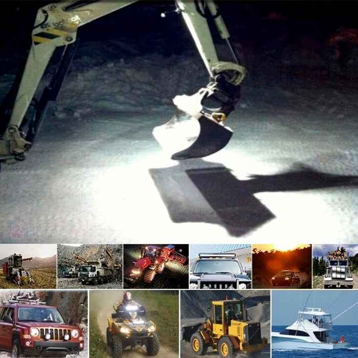 LML-1518 18W 1260-1350LM Epistar 6 LED White 30 Degree Spot Beam Car LED Light Waterproof IP67, DC 10-30V