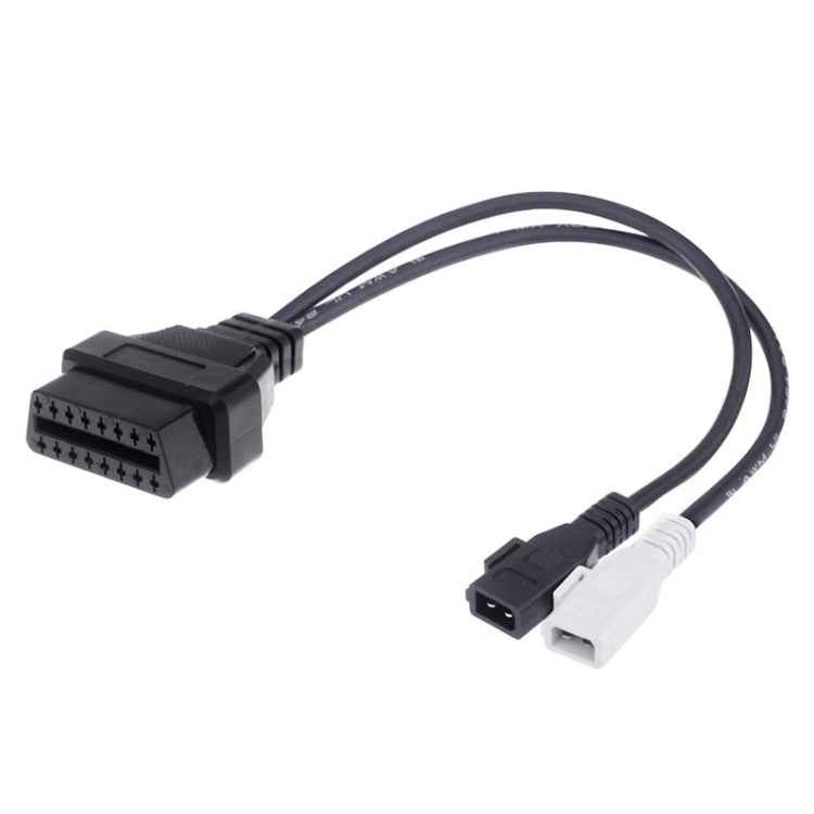 2 x 2 Pin to 16 Pin OBDII Diagnostic Cable for Audi