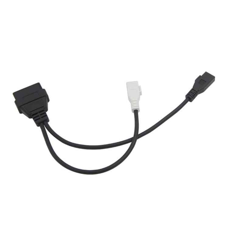 2 x 2 Pin to 16 Pin OBDII Diagnostic Cable for Audi