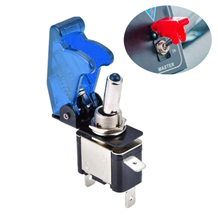 Flip Cover Nitrous Arming Switch with Green LED Indicator , Green