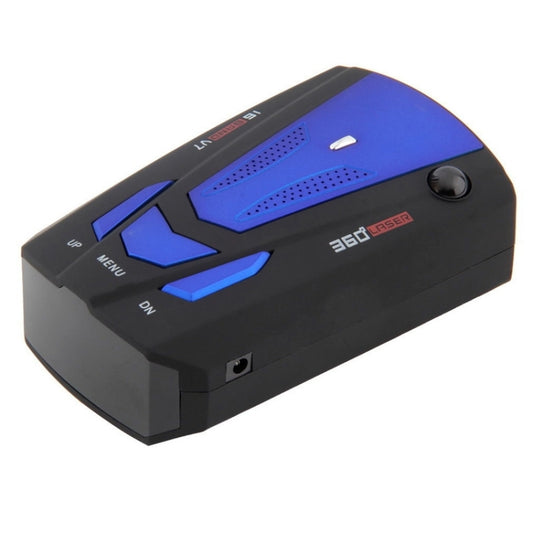 V7 Car Anti-Police Radar Detector 360 Protection Defense Laser Detection, Built-in Russian & English Voice Broadcast, V7 (Dark Blue), V7 (Black)