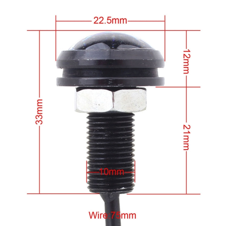 2 PCS MZ 22.5mm 1.5W 150LM White Light 3 LED SMD 5630 Spotlight Eagle Eye Light Daytime Running Light for Vehicles, S-CMS-1734G, S-CMS-1734L, S-CMS-1734R, S-CMS-1734W