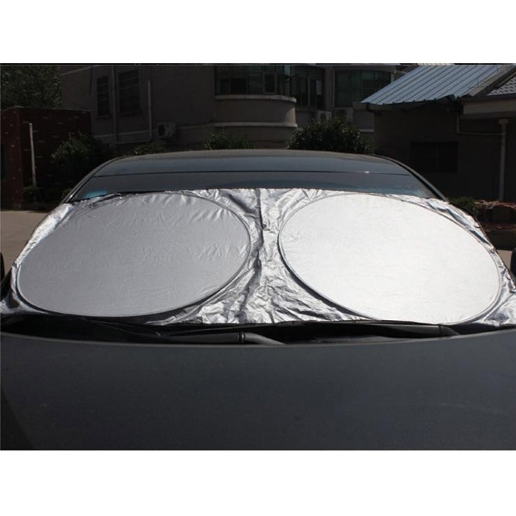 6 in 1 Summer Accessories Coated Silver Car Sun Shade Cloth Set, Random Color Delivery, 6 in 1 Sun Shade
