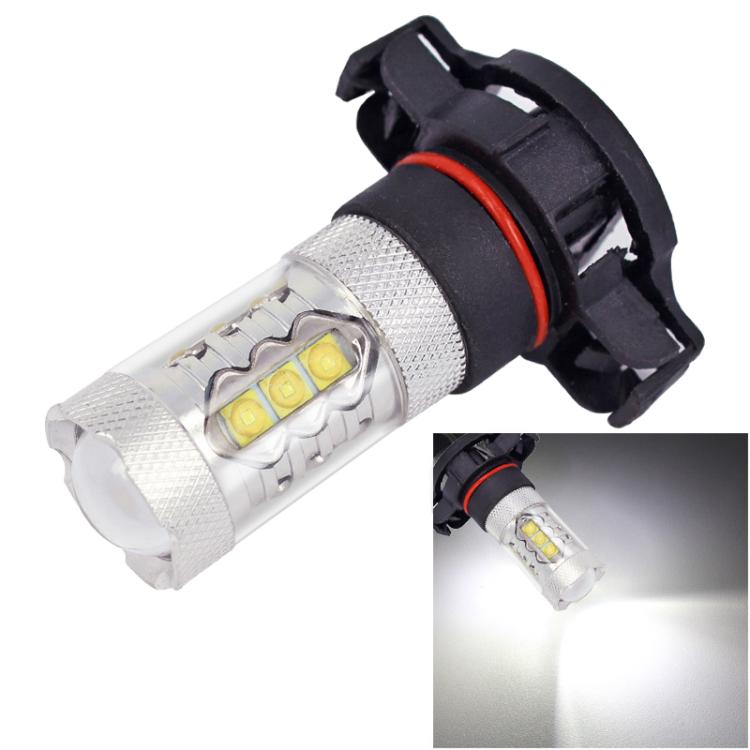 H16 80W 850LM White Light 16-3535-LEDs Car Daytime Running Light Front Fog Light Bulb, DC 12-24V, H16 80W