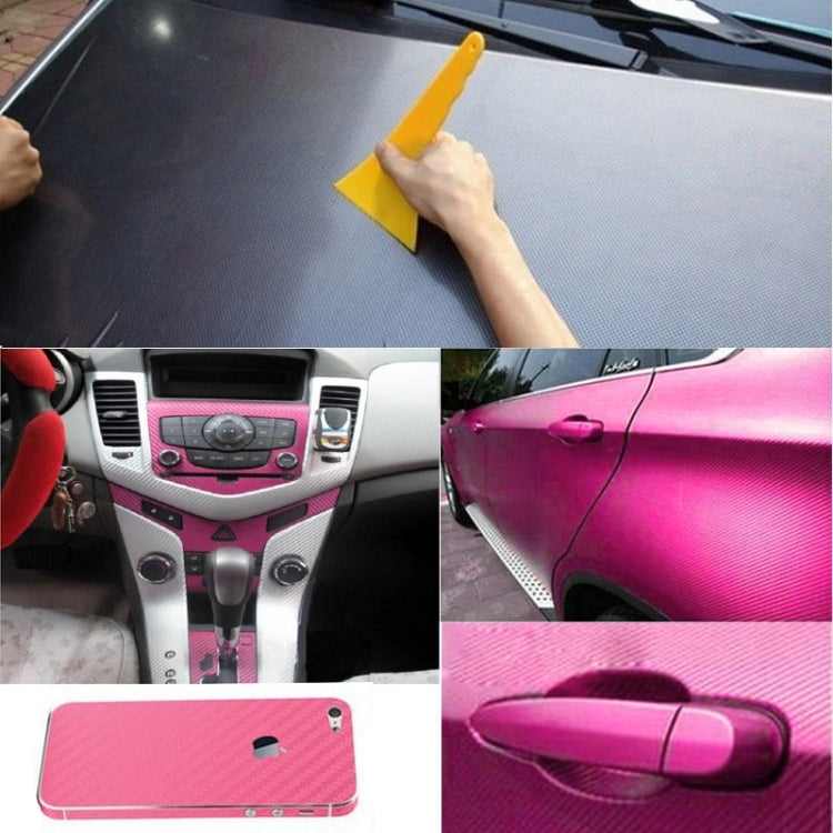 Car Decorative 3D Carbon Fiber PVC Sticker, Size: 127cm x 50cm