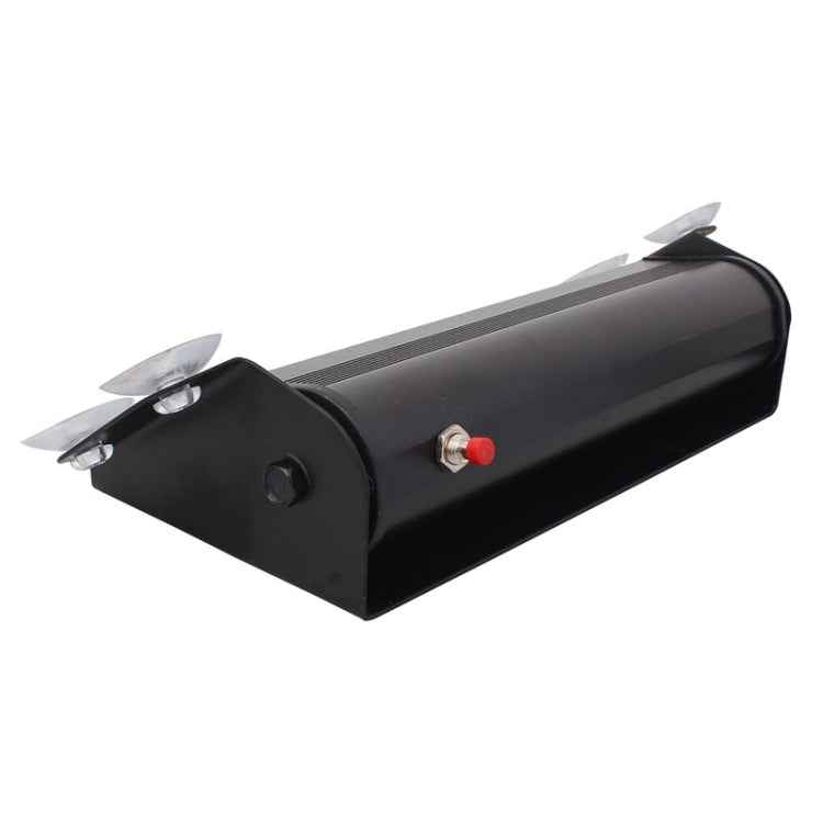 8W 800LM 8-LED 3-Modes Adjustable Angle Car Strobe Flash Dash Emergency Light Warning Lamp with Suckers, DC 12V