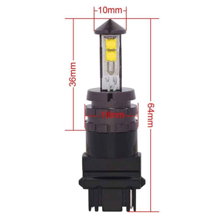 T25 20W 800LM White Light 4 CREE XT-E LED Car Brake Light Steering Light Bulb, DC 12-24V