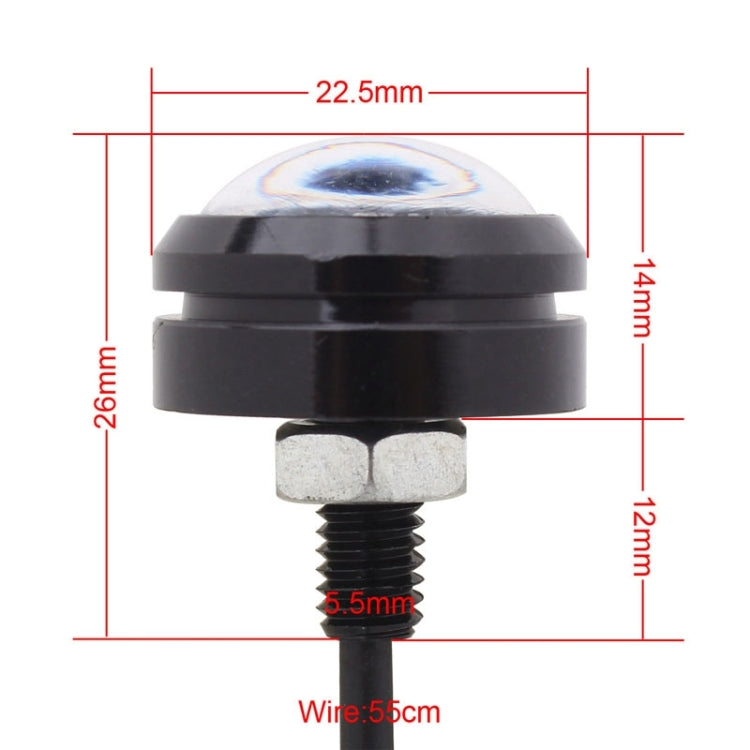 2 PCS 22.5mm 1.5W 150LM Ice Blue Light 3 LED SMD 5630 Spotlight Eagle Eye Light Daytime Running Light for Vehicles, S-CMS-3700B, S-CMS-3700F, S-CMS-3700G, S-CMS-3700L, S-CMS-3700R, S-CMS-3700W, S-CMS-3700Y