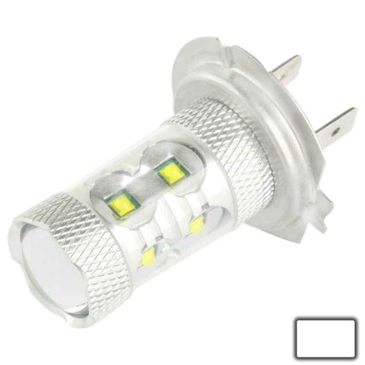 H7 60W White 12 CREE LED Fog Light for Vehicles, DC 12-30V