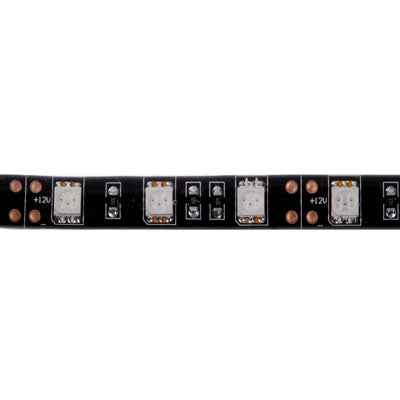 White 60 LED 5050 SMD Waterproof Flexible Car Strip Light, DC 12V, Length: 1m