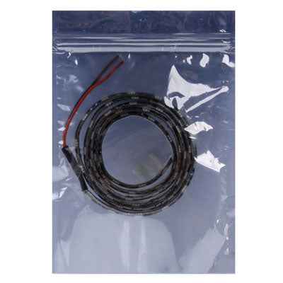 White 60 LED 5050 SMD Waterproof Flexible Car Strip Light, DC 12V, Length: 1m