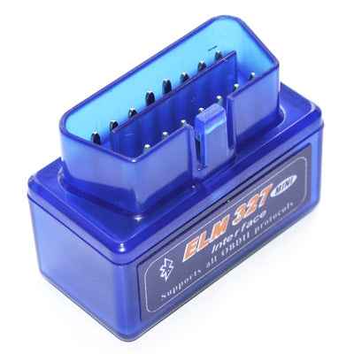 Super Mini ELM327 Bluetooth OBDII V2.1 Car Diagnostic Interface Tool, Support OBDII-ISO 9141-2, ISO 14230-4(KWP2000), CAN ISO-15765-4