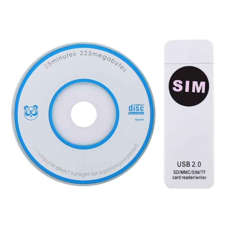USB Universal Card Reader, Support SD / MMC /SIM / TF Card