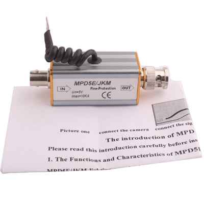 BNC F Input Connector Coaxial Video Signal Arrester Surge Protector