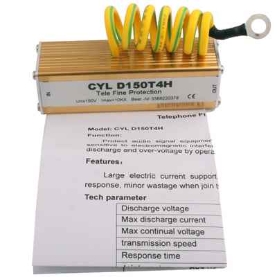 Sensitive Telecom Telephone Audio Signal Device Surge Protector Arrester