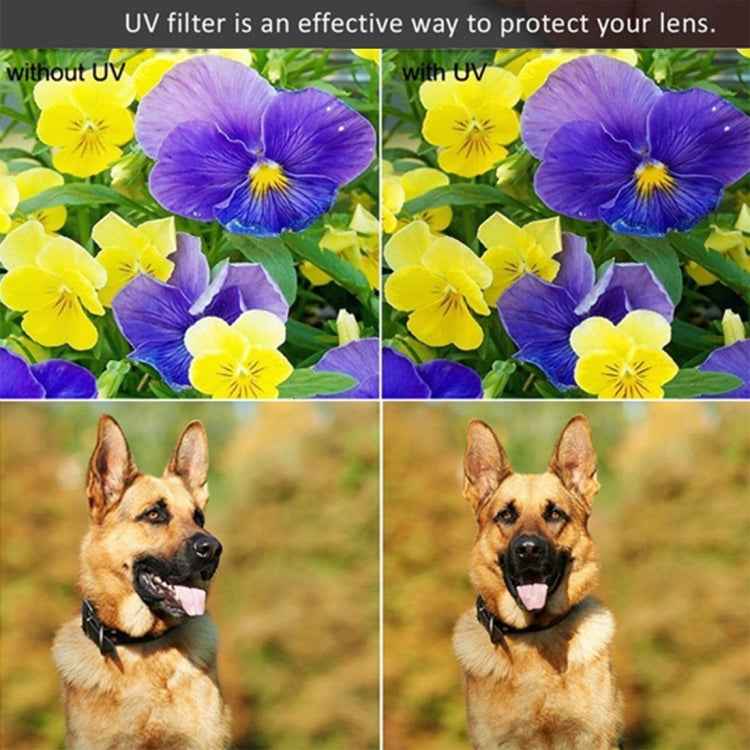 52mm Digital Camera Aluminum Alloy Frame Lens UV Filter