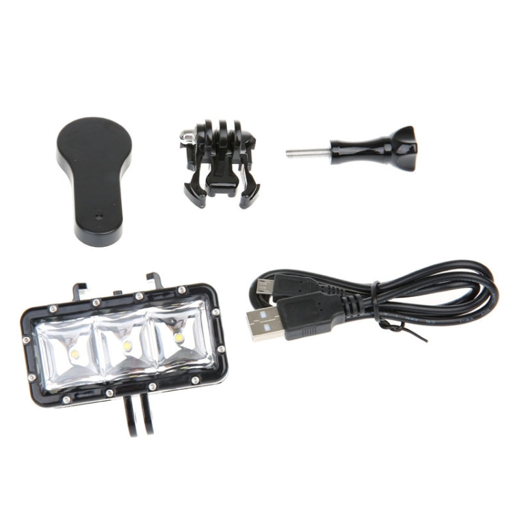 SupTig 30M Waterproof 300LM Video Light for GoPro, Insta360, DJI and Other Action Cameras