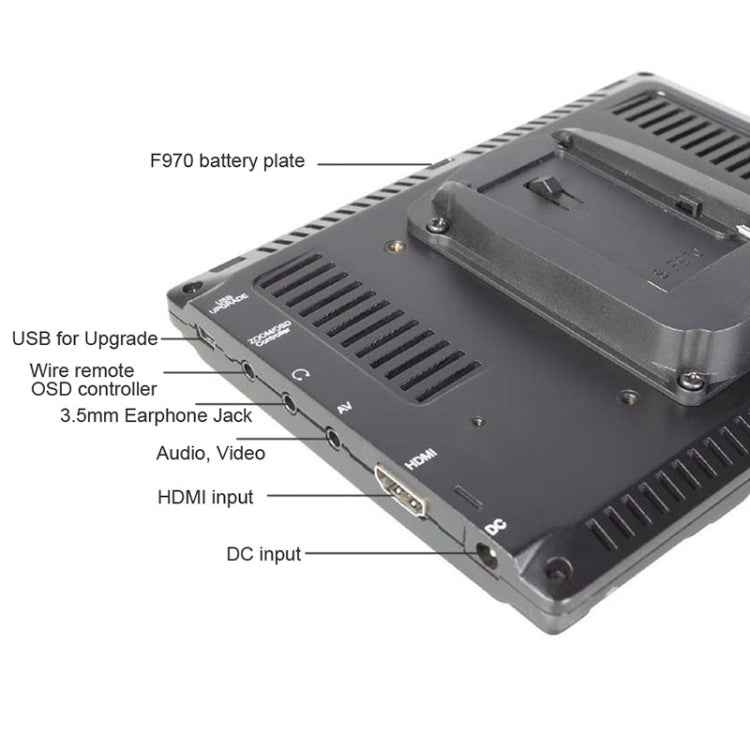 FEELWORLD FW-759 7 inch Slim Design 1280 x 800 Camera Field Monitor HDMI 1080P