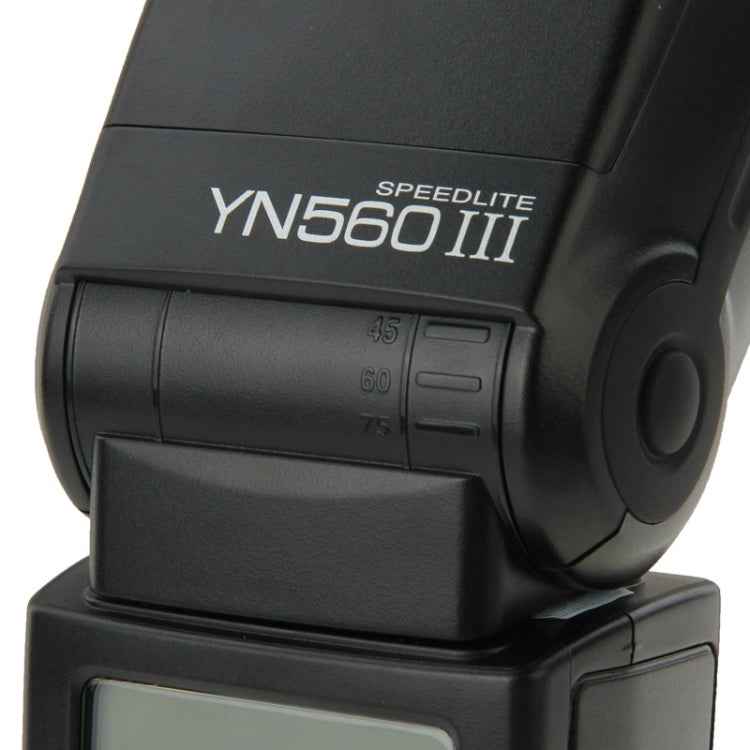 YN-560 III Ultra-long-range Wireless Flash Speedlite with Metal Hot Shoe for Canon / Nikon / Pentax / Olympus DSLR Camera