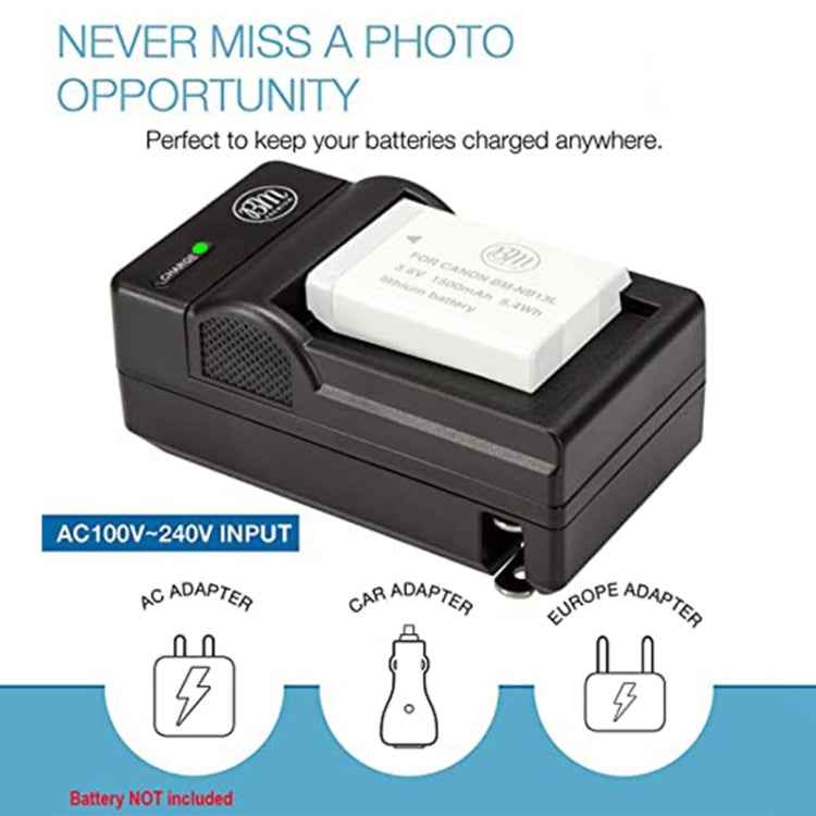 Digital Camera Battery Charger for Panasonic BCG10E