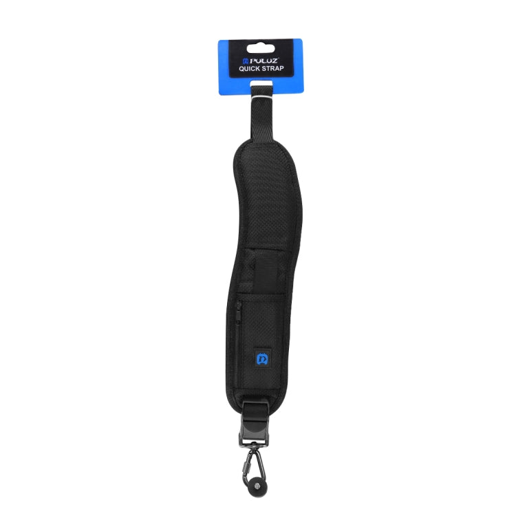 Quick Release Anti-Slip Soft Pad Nylon Single Shoulder Camera Strap with Metal Hook for SLR / DSLR Cameras