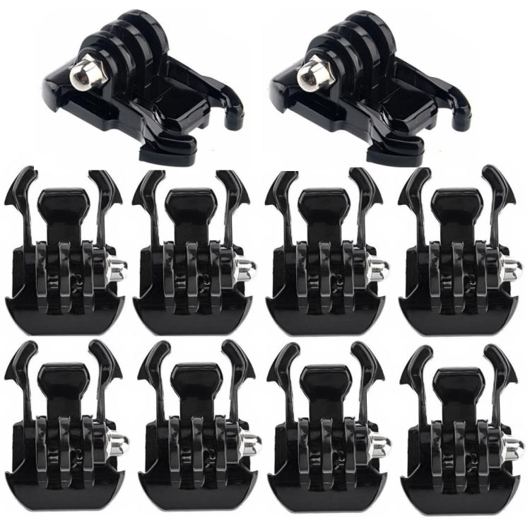 2 PCS ST-06 Basic Strap Mount Surface Buckle for GoPro, Insta360, DJI and Other Action Cameras