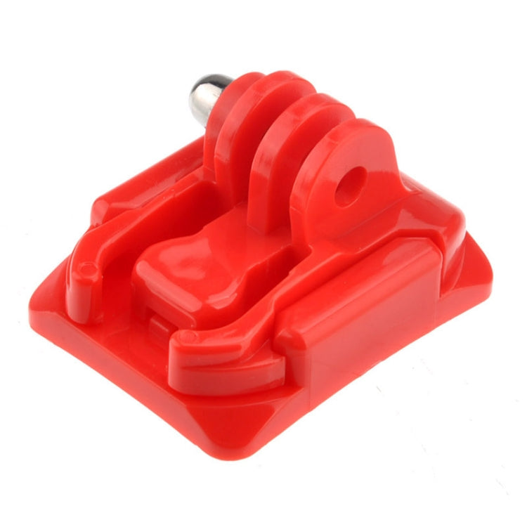 Curved Surface Mount + Mount Stickers for GoPro, Insta360, DJI and Other Action Cameras, Curved Surface Mount (Red)