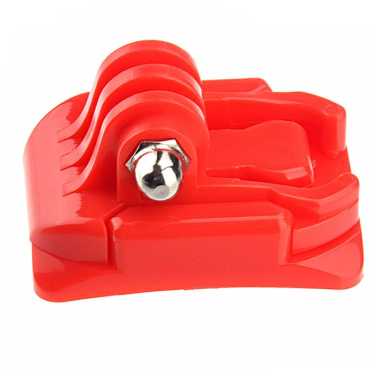 Curved Surface Mount + Mount Stickers for GoPro, Insta360, DJI and Other Action Cameras, Curved Surface Mount (Red)