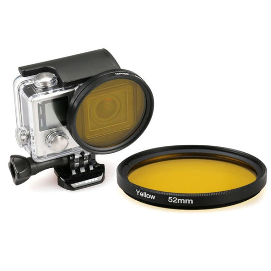 52mm Round Circle Color UV Lens Filter for GoPro HERO 4 / 3+