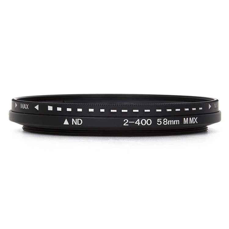 58mm ND Fader Neutral Density Adjustable Variable Filter ND 2 to ND 400 Filter