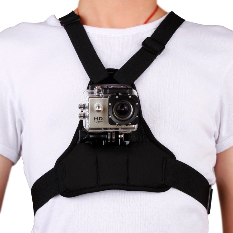 GP26-D Special Sports Shoulders DV Chest Belt for GoPro, Insta360, DJI and Other Action Cameras, GP26-D