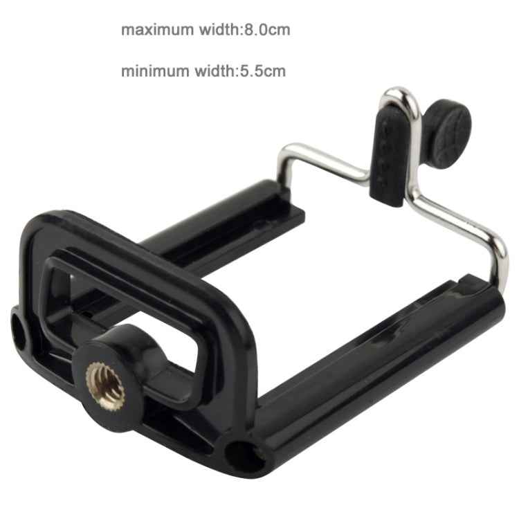 YKD-121 Extendable Handheld Selfie Monopod with Bluetooth Remote Shutter + Clip Holder Set for Mobile Phone