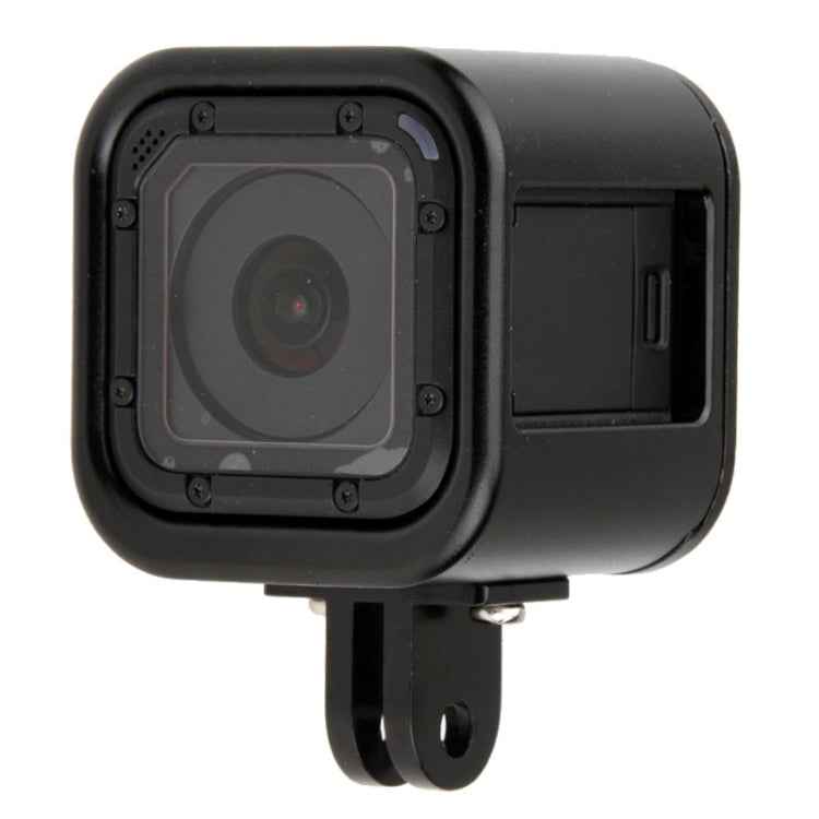 Housing Shell CNC Aluminum Alloy Protective Cage with Insurance Back Cover for GoPro HERO5 Session /HERO4 Session /HERO Session