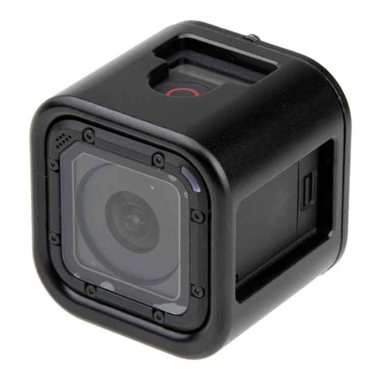 Housing Shell CNC Aluminum Alloy Protective Cage with Insurance Back Cover for GoPro HERO5 Session /HERO4 Session /HERO Session