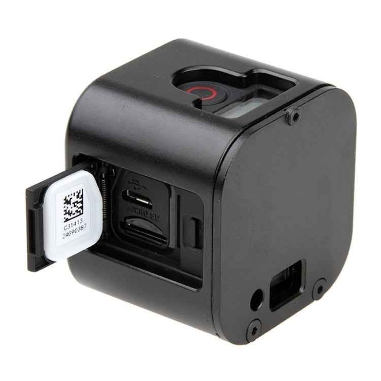 Housing Shell CNC Aluminum Alloy Protective Cage with Insurance Back Cover for GoPro HERO5 Session /HERO4 Session /HERO Session