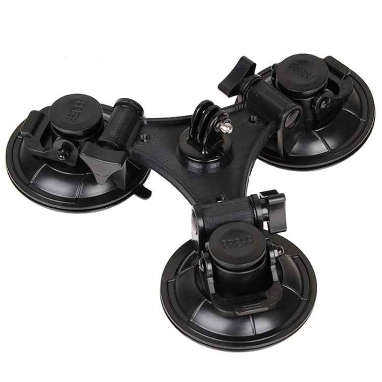XM70-B Triangle Direction Suction Cup Mount with Hexagonal Screwdriver for GoPro, Insta360, DJI and Other Action Cameras