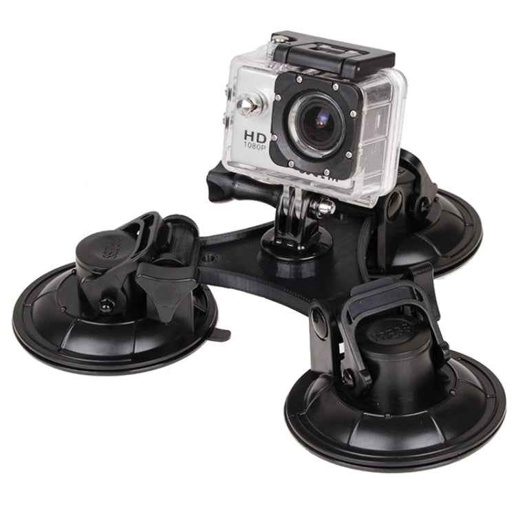 XM70-B Triangle Direction Suction Cup Mount with Hexagonal Screwdriver for GoPro, Insta360, DJI and Other Action Cameras