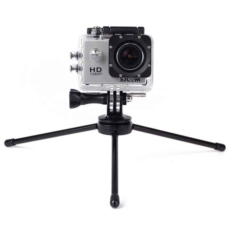 Portable Folding Metal Tripod for PULUZ Action Sports Cameras Jaws Flex Clamp Mount for GoPro, Insta360, DJI and Other Action Cameras