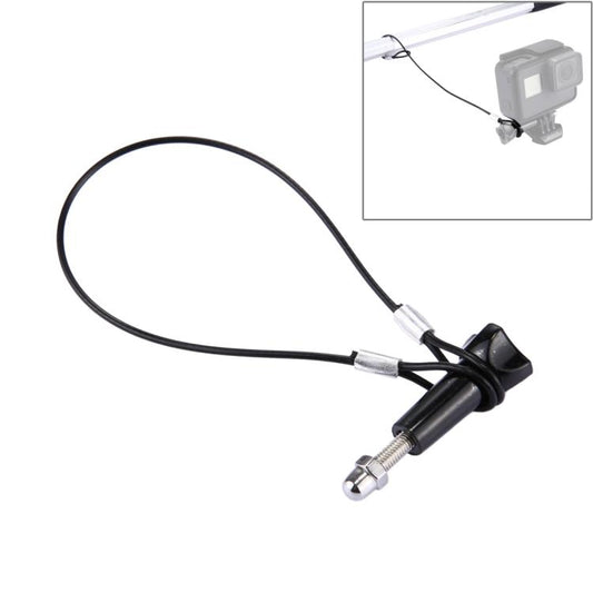 Stainless Steel Lanyard / Tether with Screw for GoPro HERO11 Black/HERO10 Black / HERO9 Black /HERO8 Black /7 /6/ 5 /5 Session /4 /3+ /3 /2 /1