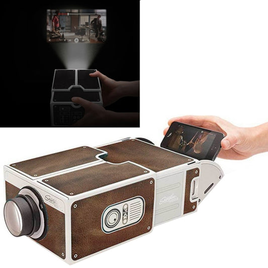 Cardboard Smartphone Projector / DIY Mobile Phone Projector Portable Cinema