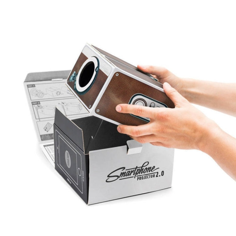 Cardboard Smartphone Projector / DIY Mobile Phone Projector Portable Cinema