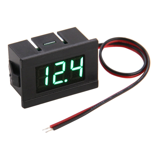 V33D 2 Wires Mini Digital Voltage Meter, Measure Voltage: DC 4.5-120V, S-DT-0534G, S-DT-0534L, S-DT-0534R