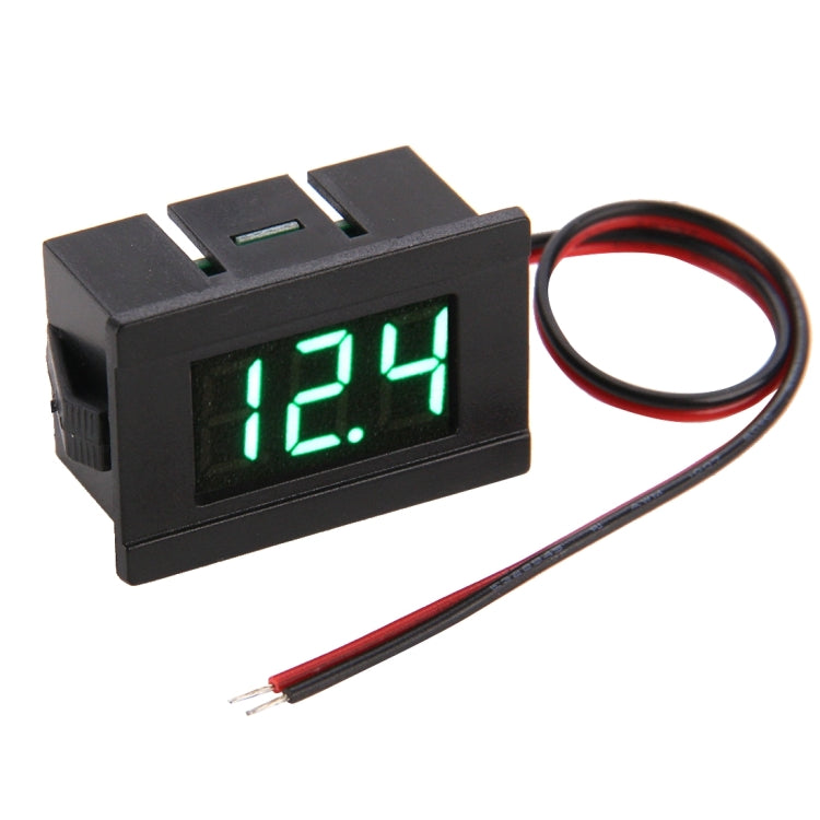 V33D 2 Wires Mini Digital Voltage Meter, Measure Voltage: DC 4.5-120V, S-DT-0534G, S-DT-0534L, S-DT-0534R