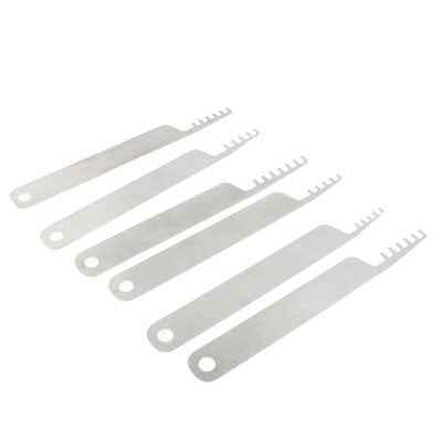 6 x All-purpose Key Padlock Openers Ring Latch Opener Tools Lock Openers