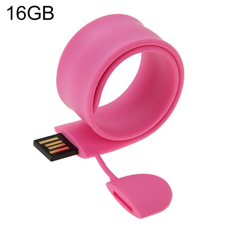 Silicone Bracelet USB Flash Disk with 16GB Memory, 16GB, 16GB (Orange), 16GB (Pink), 16GB (Purple)