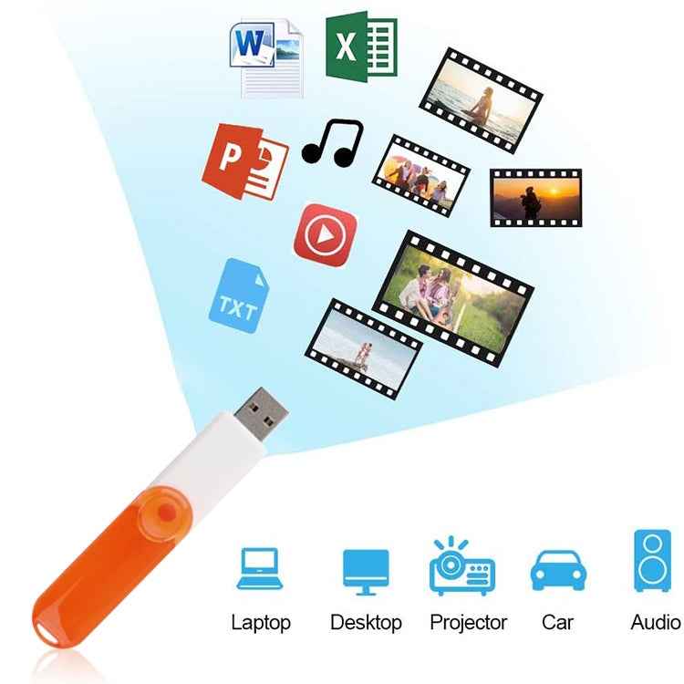 4GB USB Flash Disk, 8GB (Red)