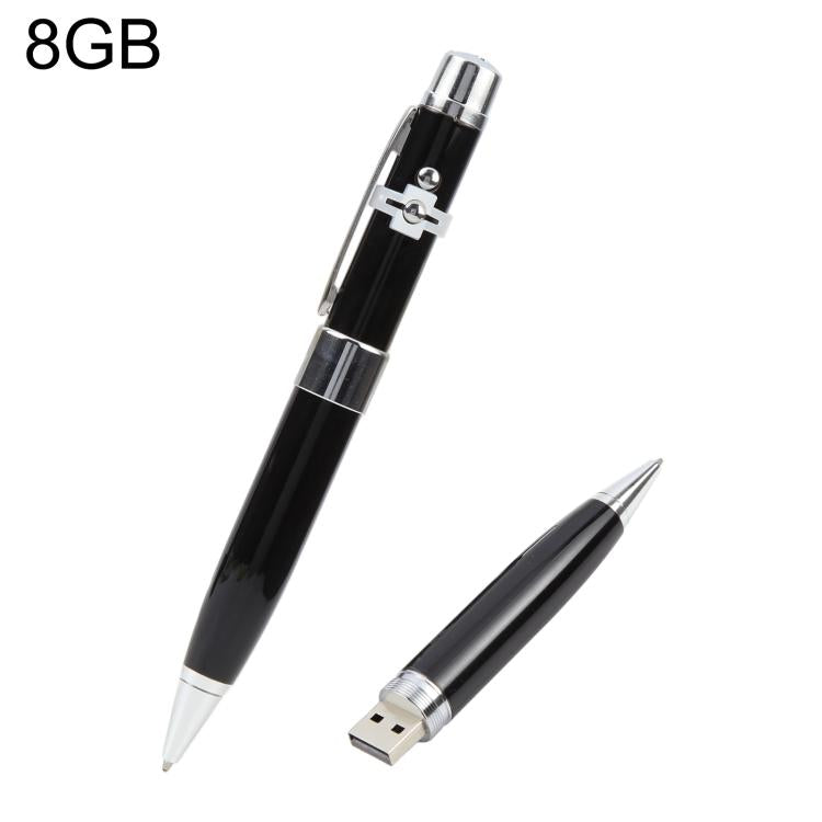 3 in 1 Laser Pen Style USB Flash Disk, Silver (16GB), 2GB (Silver), 4GB (Silver), 8GB (Silver), 16GB (Silver), 2GB (Black), 4GB (Black), 8GB (Black), 16GB (Black)