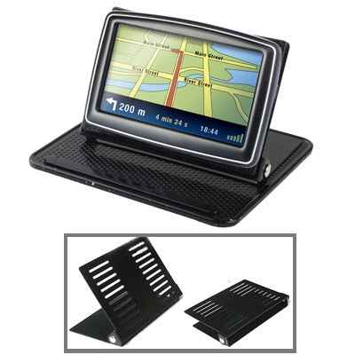 Universal GPS Holder Bracket Cradle Anti-Slip Mat (For 4.3 / 5.0 inch GPS, iPhone 4 / 3GS / 3G, MP4)
