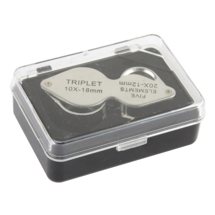10X - 20X Portable & Rotatable Handheld Jewelry Loupe Magnifier Reading Magnifier (MG22181)