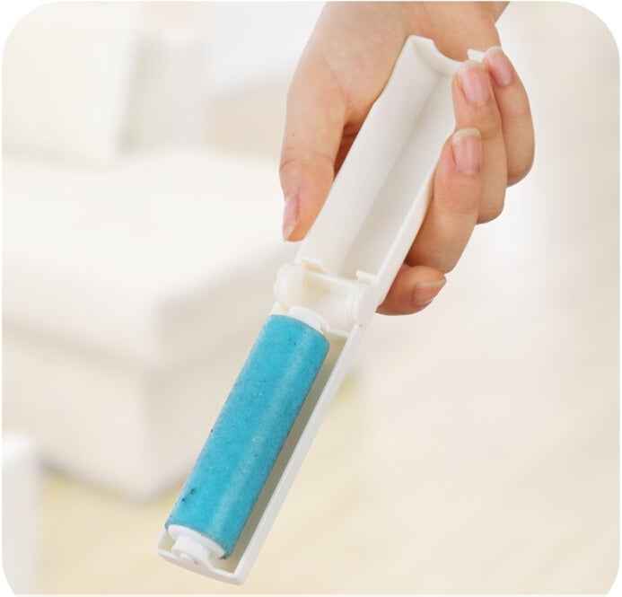 Portable Mini Sticky Silicone Washable Hair Remover, Random Color Delivery